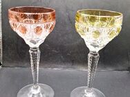 2 Stück Römer Kristallgläser Gläser Römerglas Glas Likörglas - Essen