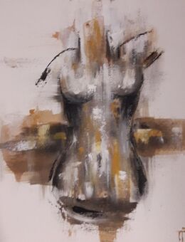 Acrylbild "weiblicher Torso" 35 x 27,5 cm - Dresden