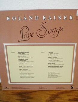 Roland Kaiser-Love Songs-Vinyl-LP,1987 - Linnich