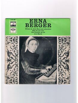 Erna Berger-Willst du dein Herz mir schenken-Vinyl-SL-EP,Electrola,50/60er Jahre - Linnich