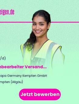 Sachbearbeiter Versand (m/w/d) - Kempten (Allgäu)