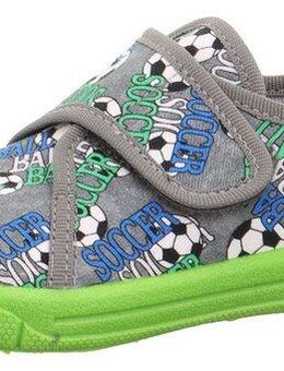 Superfit BILL WMS: Mittel Hausschuh Kindergartenschuh mit Fußballlogo, Größenschablone zum Download