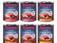Rocco Classic Pork 6 x 800 g Mix: Rind/Lamm, Huhn/Pute, Huhn/Kalb, Rind/Geflügelherzen, Huhn/Lachs, Rind/Huhn