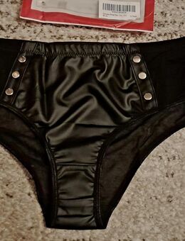 Slip PU Leder Gr.L schwarz - Berlin