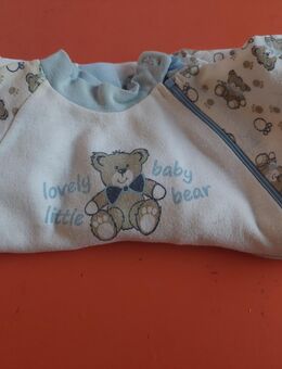 🐻 Süßer Baby-Schlafsack / Strampler Gr.62 (Bären-Muster) - Eppstein