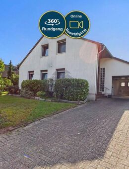 Einfamilienhaus in massiver Bauweise - 5 Zimmer, Balkon, Terrasse & großzügiges Grundstück in Eystrup - Eystrup