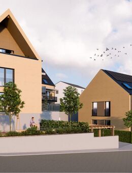 Neubauprojekt in Binzen: 4-Zimmer-Maisonettewohnung in Reihenhausform mit einem Tiefgaragen,- und Außenstellplatz - Binzen