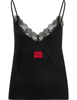HUGO Spitzentop RED LABEL LACE_CAMI mit V-Ausschnitt