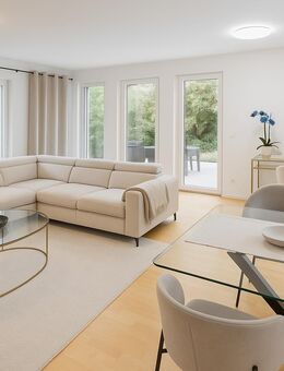 Einziehen, aufblühen, genießen - stilvolle Erdgeschosswohnung mit zwei Terrassen und Privatgarten - München