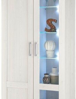 HBZ Vitrine Romance (1-St) mit LED-Beleuchtung, Vitrinenschrank im Landhausstil