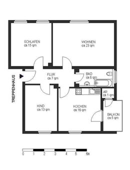 Demnächst frei! 4-Zimmer-Wohnung in Herne Crange - Herne