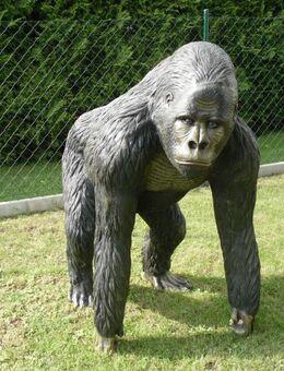 Affe Gorilla Dekofigur für Haus und Garten - Hergisdorf