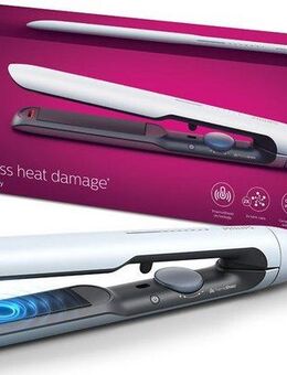 Philips Glätteisen Series 5000 BHS520/00 Keramik-Beschichtung, mit ThermoShield-Technologie, Ionisierungsfunktion, 12 Einstellungen
