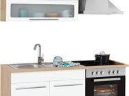 KOCHSTATION Küchenzeile KS-Eton, mit E-Geräten, Breite 160 cm