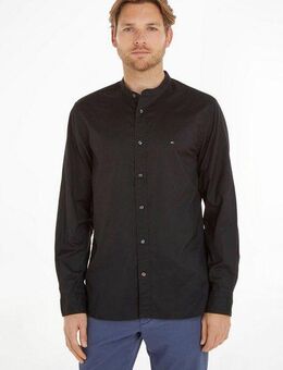 Tommy Hilfiger Langarmhemd NATURAL SOFT SOLID MAO RF SHIRT mit modischem Mao Hemdkragen