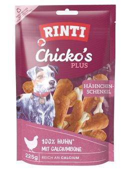 RINTI Chicko Plus Hähnchenschenkel mit Calcium - Sparpaket: 3 x 225 g