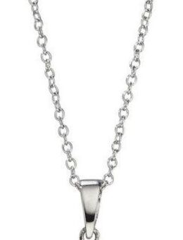 Firetti Kette mit Anhänger Schmuck Geschenk Silber 925 Halsschmuck Halskette Kreis, Tauben, Herz, mit Zirkonia (synth)