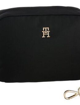 Tommy Hilfiger Mini Bag POPETTE CAMERA BAG, Damen Umhängetasche, Schultertasche mit TH-Schmuckelement
