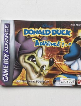 Nintendo Gameboy Advance Spiel Anleitung Zubehör Disney Donald Advance! - Fulda
