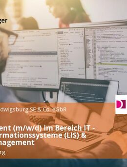 Werkstudent (m/w/d) im Bereich IT - Laborinformationssysteme (LIS) & Datenmanagement - Ludwigsburg