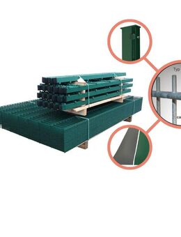 Doppelstabmattenzaun 1830x2500mm 6/5/6 20m Set inkl. Pfosten - Lingen (Ems)
