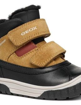 Geox B OMAR BOY WPF C Winterboots Klettstiefel, Babystiefel Winterstiefel mit Warmfutter