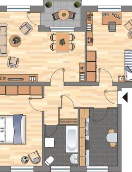 3-Zimmer-Wohnung in Varel - Varel