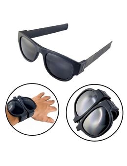 Klapp Sonnenbrille Brille Faltbrille Faltbar Schwarz Klappbar Rollbrille 13,90 €* - Villingen-Schwenningen