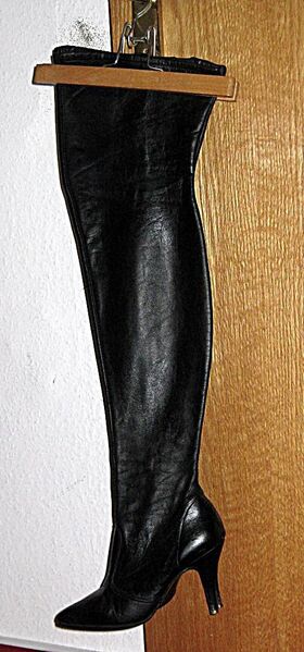 Schenkel hohe Lederstiefel Gr.37 - Worms