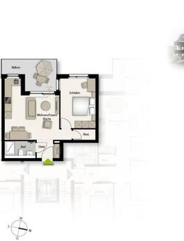 Clever investieren: Moderne 2-Zimmer-Neubauwohnung mit Top-Vermietungspotenzial! - Böblingen