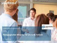 Pädagogischer Mitarbeiter (m/w/d) Teilzeit - Augsburg