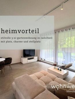 Heimvorteil Radolfzell - Stilvolle 3-Zimmer-Gartenwohnung mit Platz, Charme und Stellplatz - Radolfzell (Bodensee)