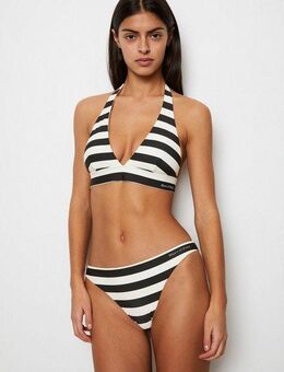 Marc O'Polo Bikini-Hose Classic Stripes mit kleinem Logoschirftzug