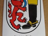 Sächsiilüüte Schuhmacher Zunftwappen 1336 Postkarten aus Blech - Volketswil