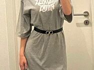 T - Shirt Kleid grau - Stuttgart