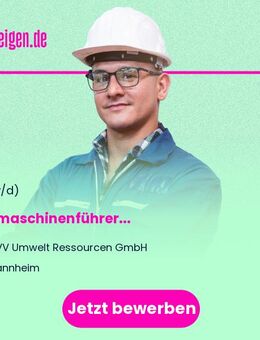 Baumaschinenführer (m/w/d) - Mannheim