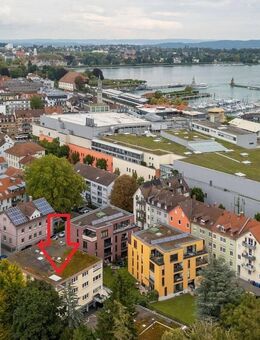KN-Stadelhofen: Großes 4-Zimmer Penthouse mit Seltenheitscharakter direkt am Lago - bezugsfrei - Konstanz