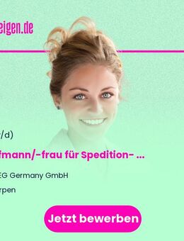 Kaufmann/-frau für Spedition- und Logistikdienstleistungen (m/w/d) - Kerpen (Kolpingstadt)
