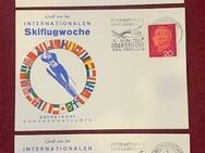 3 Postkarten Internationale Skiflugwoche Oberstdorf 1967 - Bad Waldsee