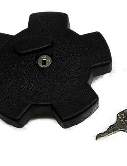 Honda MT 50 80 Tankdeckel mit Schloß 38,5 mm Sternmodell schwarz fuel cap - Eschershausen