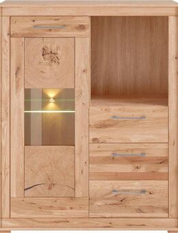 VOGL Möbelfabrik Highboard, Breite 107 cm, Teilmassivholz, Made in Germany