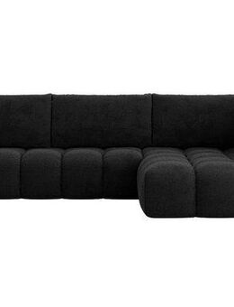 INOSIGN Ecksofa AZITA klein, L-Form, elegant und bequem Designsofa, lose Rückenkissen, traumhafte Steppung, Maße B/T/H: 296/176,5/89 cm