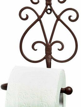 Ambiente Haus Toilettenpapierhalter Antik, antikbraun