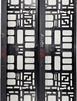 Audi S-Line 3D Kennzeichenhalter – Premium-Optik für deinen Audi! Set452 - Wuppertal