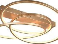 TRIO Leuchten LED Deckenleuchte DARVIN, LED Deckenlampe 34W 4500 Lumen, dimmbar Lichtfarbe einstellbar, Dimmfunktion, LED fest integriert, warmweiß - kaltweiß, CCT 2300/3000/4000K warmweiß-kaltweiß, Deckenlampe Büro Wohnzimmer