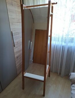 Garderobe Kleiderschrank mit Spiegel Holz - Oberhausen