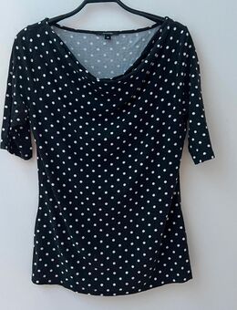 T-Shirt von Comma Gr. 38 schwarz-weiß - Vechta
