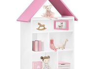 Design Kinderbücherregal 117 cm, weiß-rosa Kinderzimmer - Wuppertal