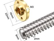 T8 Trapezgewinde 2mm Steigung Gewinde 8mm passend für CNC, Fräsen, 3D Drucker - Engelskirchen