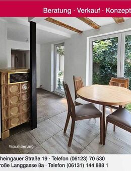 Liebevoll saniertes Einfamilienhaus mit hübschen Innenhof in guter Lage - Mainz